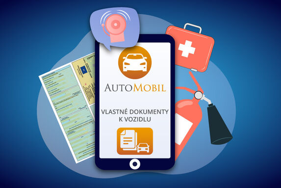 Do aplikácie AutoMobil si môžete nahrať ľubovoľné dokumenty k autu a nastaviť si vlastné notifikácie
