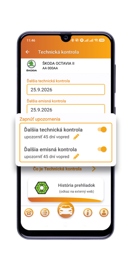 Termíny a dátumy s notifikáciami